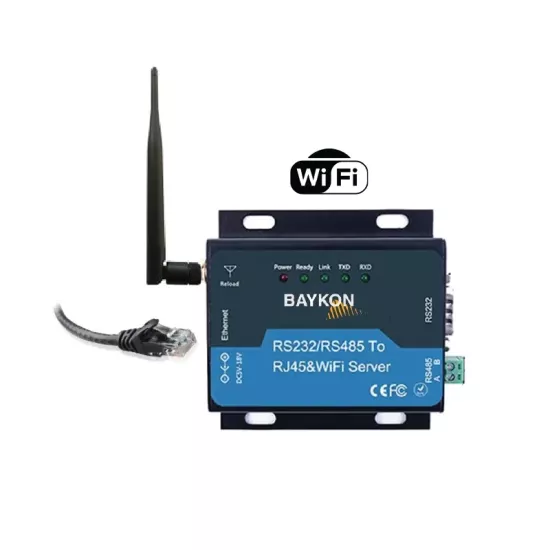 BAYKON ENDÜSTRİYEL WİFİ/UART CİHAZ SUNUCUSU